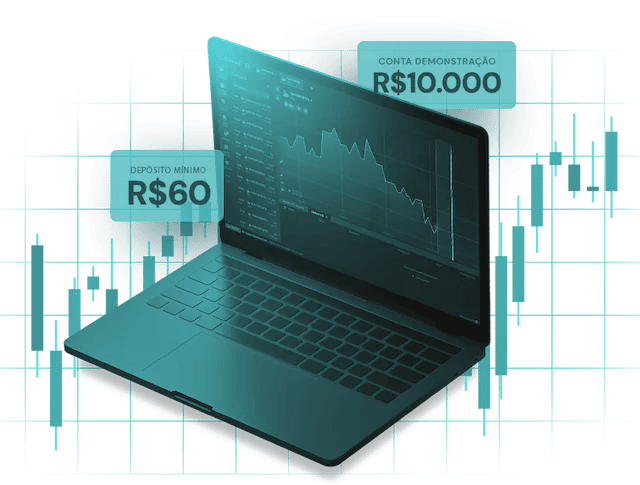Tela e graficos da cortex broker